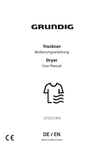 Manual Grundig GT55723F6 Dryer