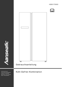 Bedienungsanleitung Hanseatic HSBS17590EI Kühl-gefrierkombination