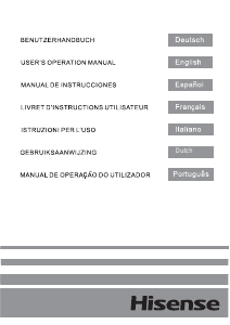 Manual de uso Hisense FV245N4AW2 Congelador