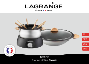 Bedienungsanleitung Lagrange 349015 Classic Fondue