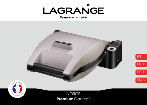 Mode d’emploi Lagrange 019422 Premium Gaufrier