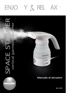 Manuale Macom 875 Vaporizzatore indumenti