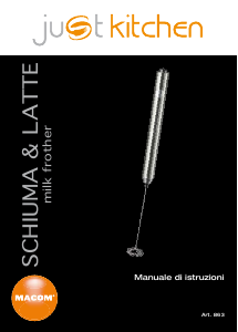 Manuale Macom 863 Schiuma & Latte Montalatte