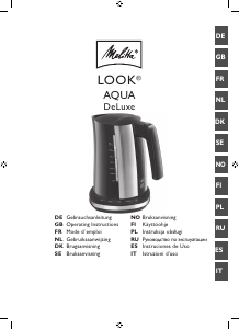 Manual Melitta Look Aqua Deluxe Kettle