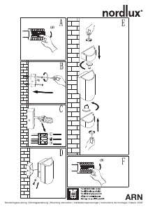 Manual de uso Nordlux Arn Double Lámpara