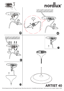 Manual de uso Nordlux Artist 40 Lámpara