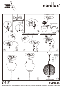 Manuale Nordlux Aver 40 Lampada