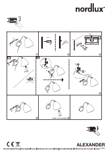 Manual de uso Nordlux Alexander 16 Lámpara