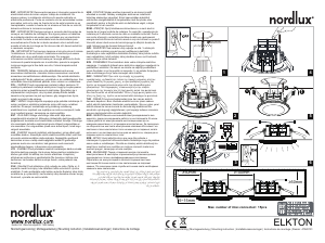 Instrukcja Nordlux Elkton 8 Lampa
