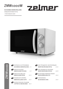 Manual Zelmer ZMW1000W Microwave