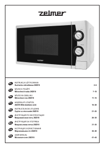 Instrukcja Zelmer ZMW1001X Kuchenka mikrofalowa