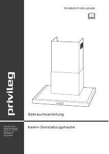 Handleiding Privileg SY-3503C-P1-C81-L22-600 Afzuigkap