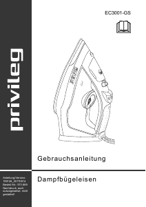 Bedienungsanleitung Privileg EC3001-GS Bügeleisen