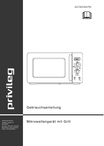 Bedienungsanleitung Privileg AG720CE6-PM Mikrowelle
