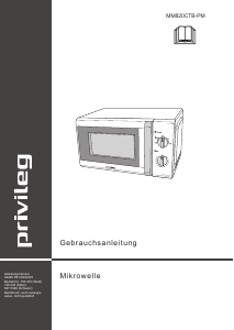 Manual Privileg MM820CTB-PM Microwave