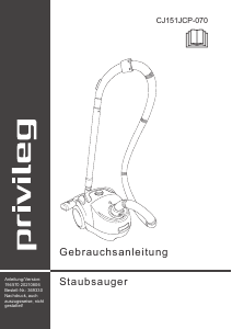 Bedienungsanleitung Privileg CJ151JCP-070 Staubsauger
