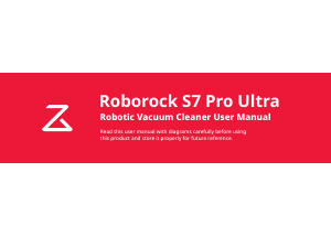 Handleiding Roborock S7 Pro Ultra Stofzuiger