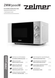 Manual Zelmer ZMW3000W Microwave
