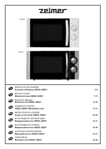 Használati útmutató Zelmer ZMW3001W Mikrohullámú sütő