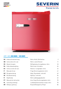 Εγχειρίδιο Severin GB 8881 Ψυγείο