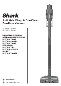 Manual Shark IZ251EU Vacuum Cleaner