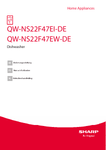 Bedienungsanleitung Sharp QW-NS22F47EI-DE Geschirrspüler