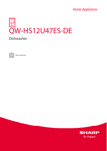 Manual Sharp QW-HS12U47ES-DE Dishwasher