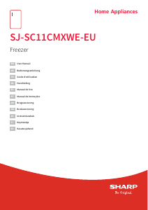 Manual de uso Sharp SJ-SC11CMXWE-EU Congelador