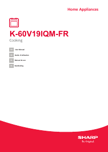 Manual de uso Sharp K-60V19IQM-FR Horno