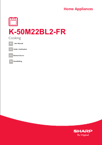 Manual Sharp K-50M22BL2-FR Oven