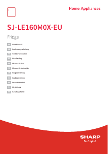 Handleiding Sharp SJ-LE160M0X-EU Koelkast