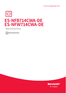 Bedienungsanleitung Sharp ES-NFW714CWA-DE Waschmaschine