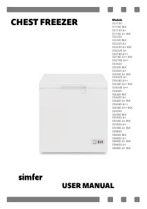 Bedienungsanleitung Simfer CI2160 A++ INX Gefrierschrank