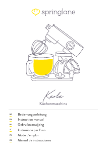 Bedienungsanleitung Springlane Karla Standmixer