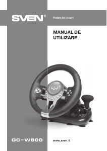 Manual Sven GC-W800 Controler de joc