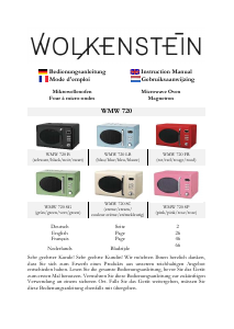 Mode d’emploi Wolkenstein WMW 720 Micro-onde