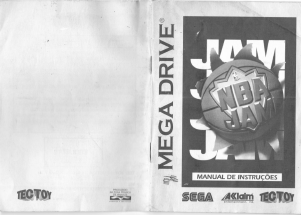 Manual SEGA Megadrive NBA Jam