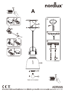 Manual de uso Nordlux Adrian 25 Lámpara