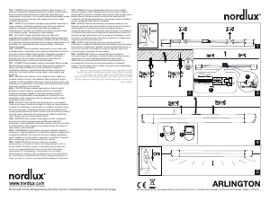 Руководство Nordlux Arlington 120 Светильник