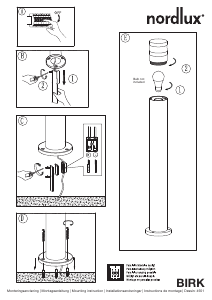 Instrukcja Nordlux Birk Lampa