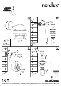 Bedienungsanleitung Nordlux Blokhus Down Leuchte