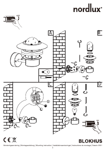 Bruksanvisning Nordlux Blokhus Up Lampe