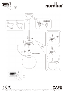 Bedienungsanleitung Nordlux Cafe 15 Leuchte