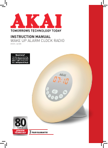 Manual Akai A61023 Wake-up Light