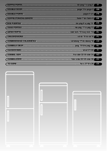 Manual Candy CFD 2430 A Frigorífico combinado