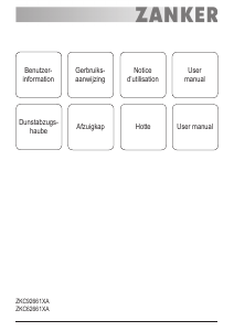 Bedienungsanleitung Zanker ZKC92661XA Dunstabzugshaube