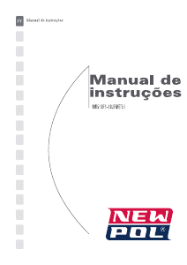 Manual New Pol 10JEMET51 Máquina de lavar roupa