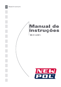Manual New Pol NW510F1 Máquina de lavar roupa