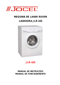 Manual Jocel JLR-103 Máquina de lavar roupa