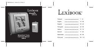 Manual de uso Lexibook SM940 Estación meteorológica